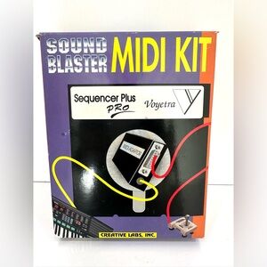 New Creative Labs Inc Sound Blaster Midi Kit Sequencer Plus Pro Voyetra Open Box